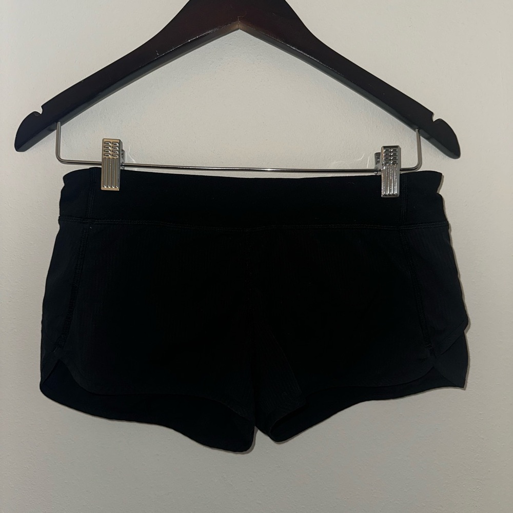 Black ivivva lululemon shorts, size 2, good condition